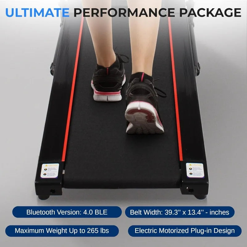 Electric Folding Treadmill Exercise Machine  Smart Compact Digital Fitness Treadmill - GilloServ