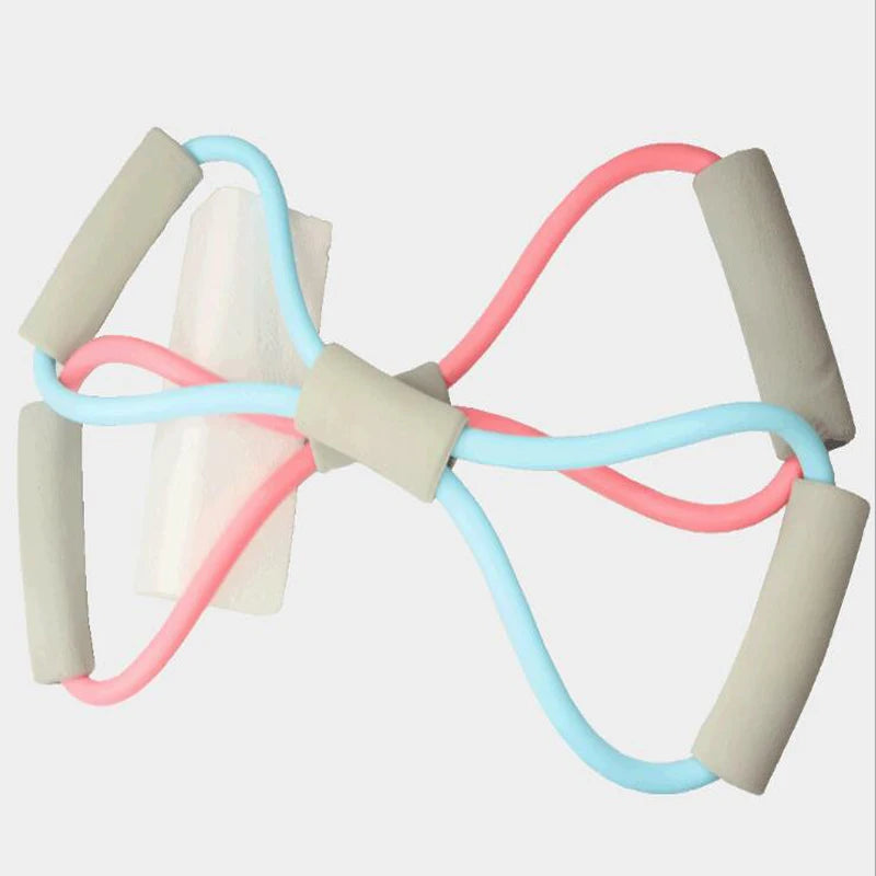 2pcs Fitness Resistance Bands Yoga Puller 8 Word Tension Back - GilloServ