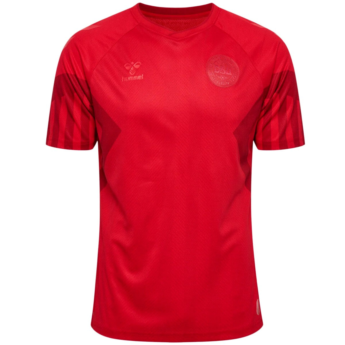 Denmark national team Home soccer jersey 2022/23 - Hummel-0