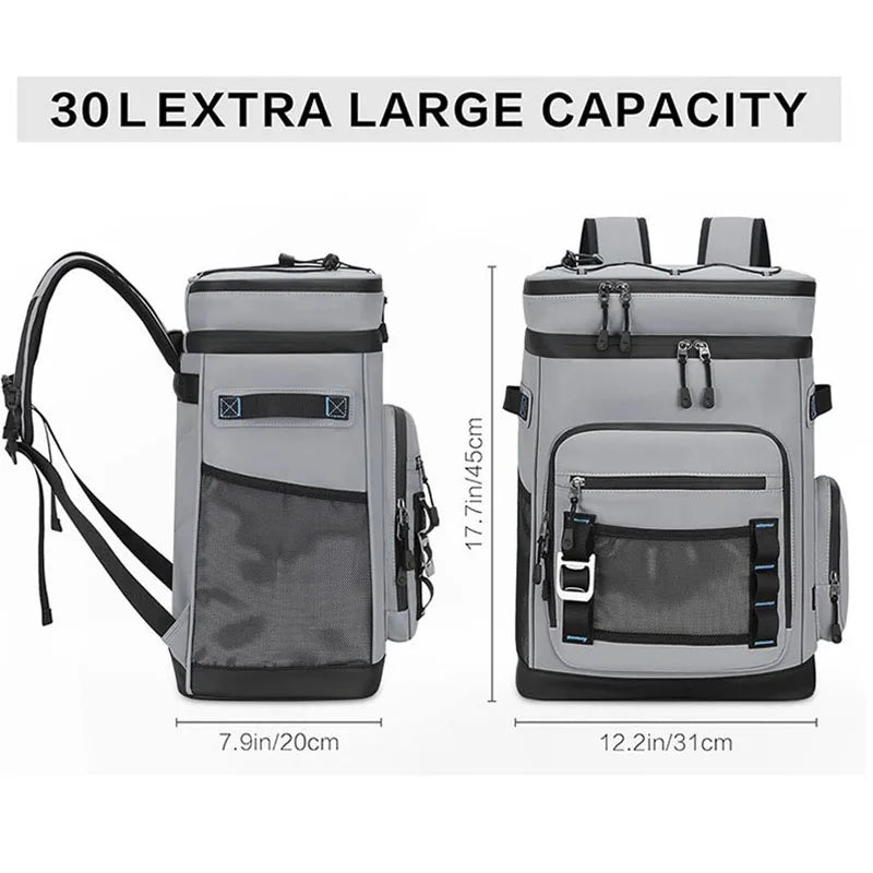 Insulated Leak Proof Back back Cooler Hiking Bag Outdoor Multi-Functional Large Waterproof Rucksack - GilloServ