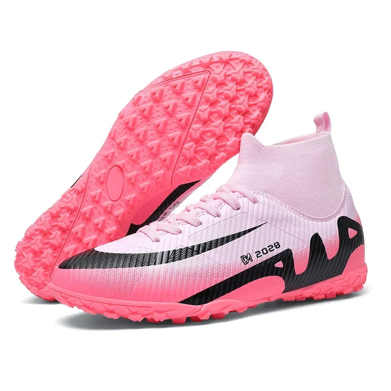 Best Quality New Ultralight Soccer Shoes//High Ankle Football Boots High-quality - GilloServ