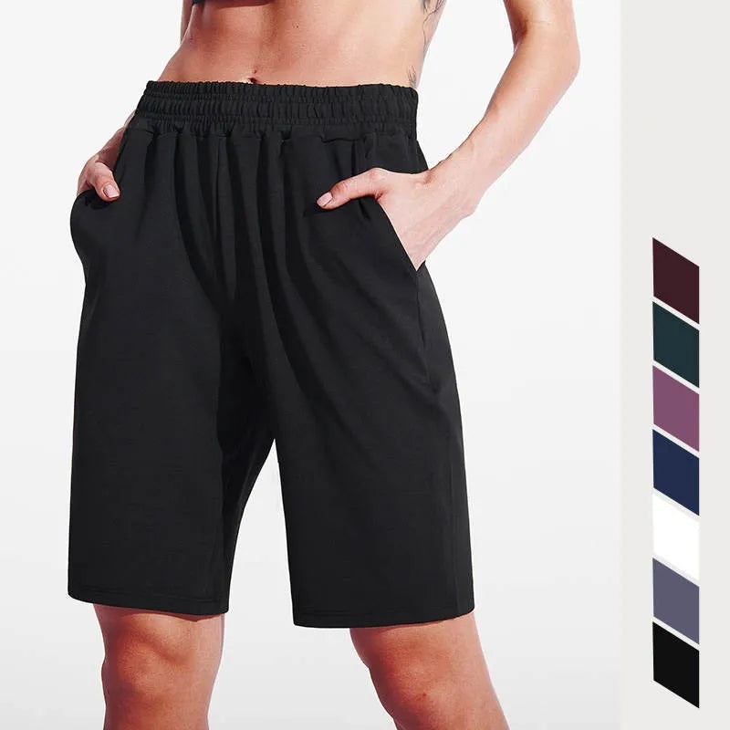 Women Sports Gym Fitness Yoga Exercise Training Shorts For Workout Breeches Beach Hiking Female Running High Waist Cycling F9054 - GilloServ