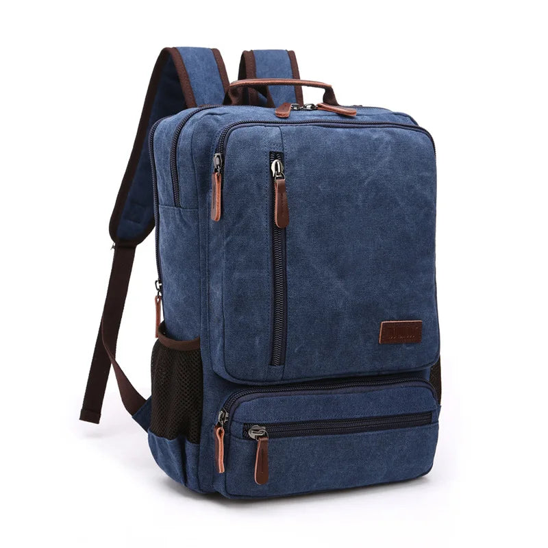 Vintage Canvas Backpack Men Large Capacity Travel - GilloServ
