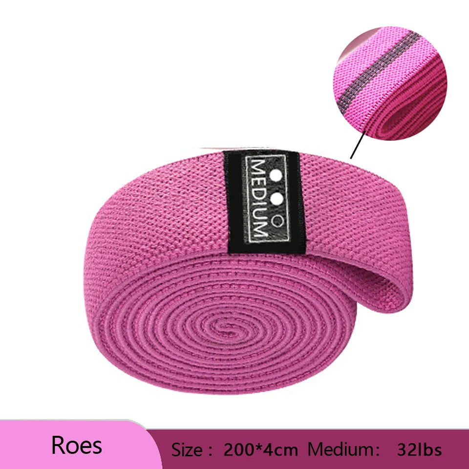 1Pcs Resistance Band Yoga Pilates Fitness Elastic Band Bodybuilding Sports - GilloServ