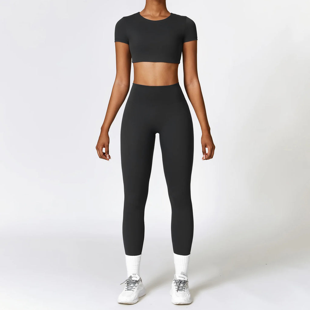 Best 2/3PCS Yoga Set Women Workout Set Seamless Sportswear Gym Clothing - GilloServ