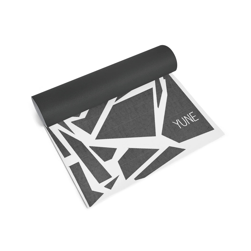 Shadow Yoga Mat – 6mm Non-Slip, Eco-Friendly & Latex-Free (Black/White) - GilloServ