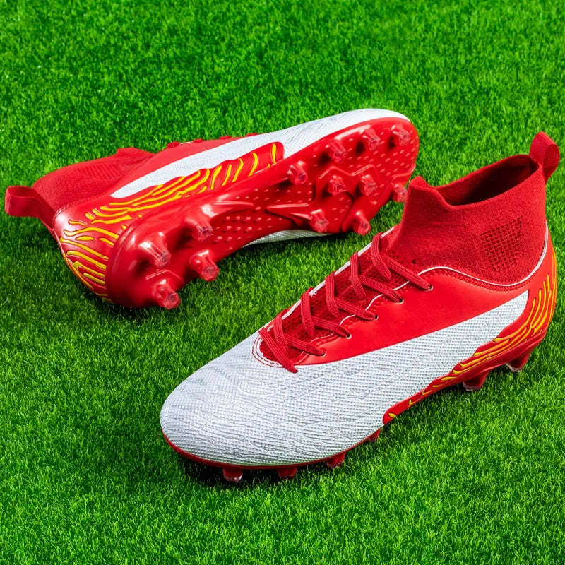 Best Quality Professional Soccer Shoes Men Anti-slip Grass Training Long Stud Sports Shoes - GilloServ