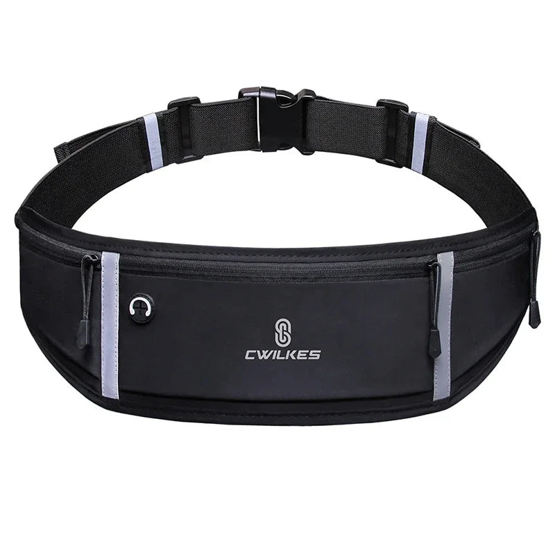 CWIKLES Sports Fanny Pack Women Running Belt Waist Bag Men Waterproof Gym Phone Pouch Banana Bags Run Accessories - GilloServ