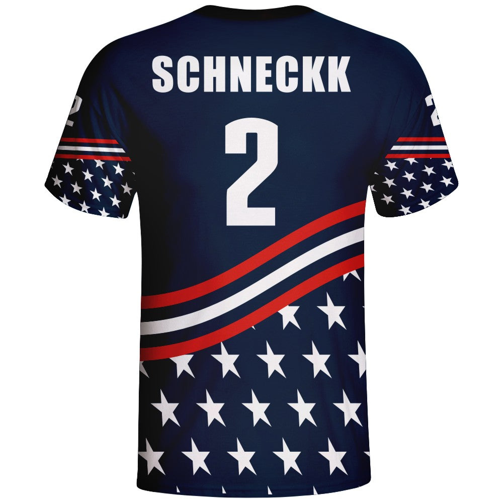 USA Flag Design Esports Jersey apparel Sublimation Shirts-1