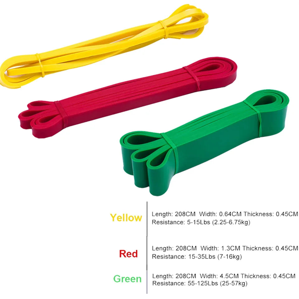 Unisex Fitness 208cm Rubber Resistance Yoga Band Pilates - GilloServ