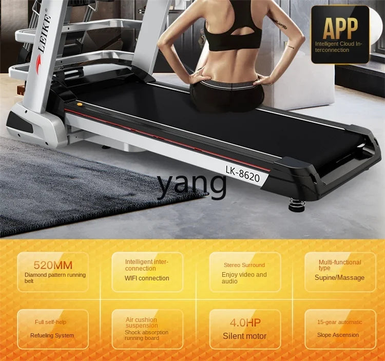 Treadmill commercial Gym ultra-quiet sports treadmill shock absorption multi-function - GilloServ