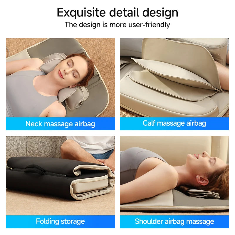 High Quality Adjustable 4D Stretching Full Body//Yoga Massage Mat Air Electric Massage - GilloServ