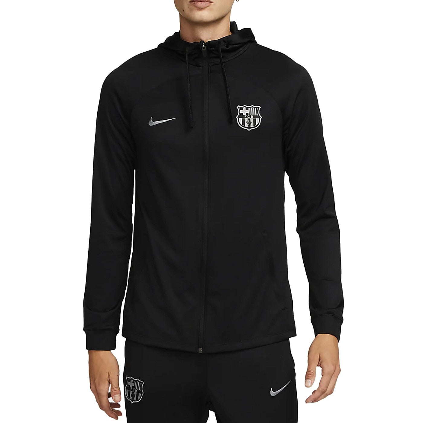 FC Barcelona UCL hooded presentation tracksuit - GilloServ