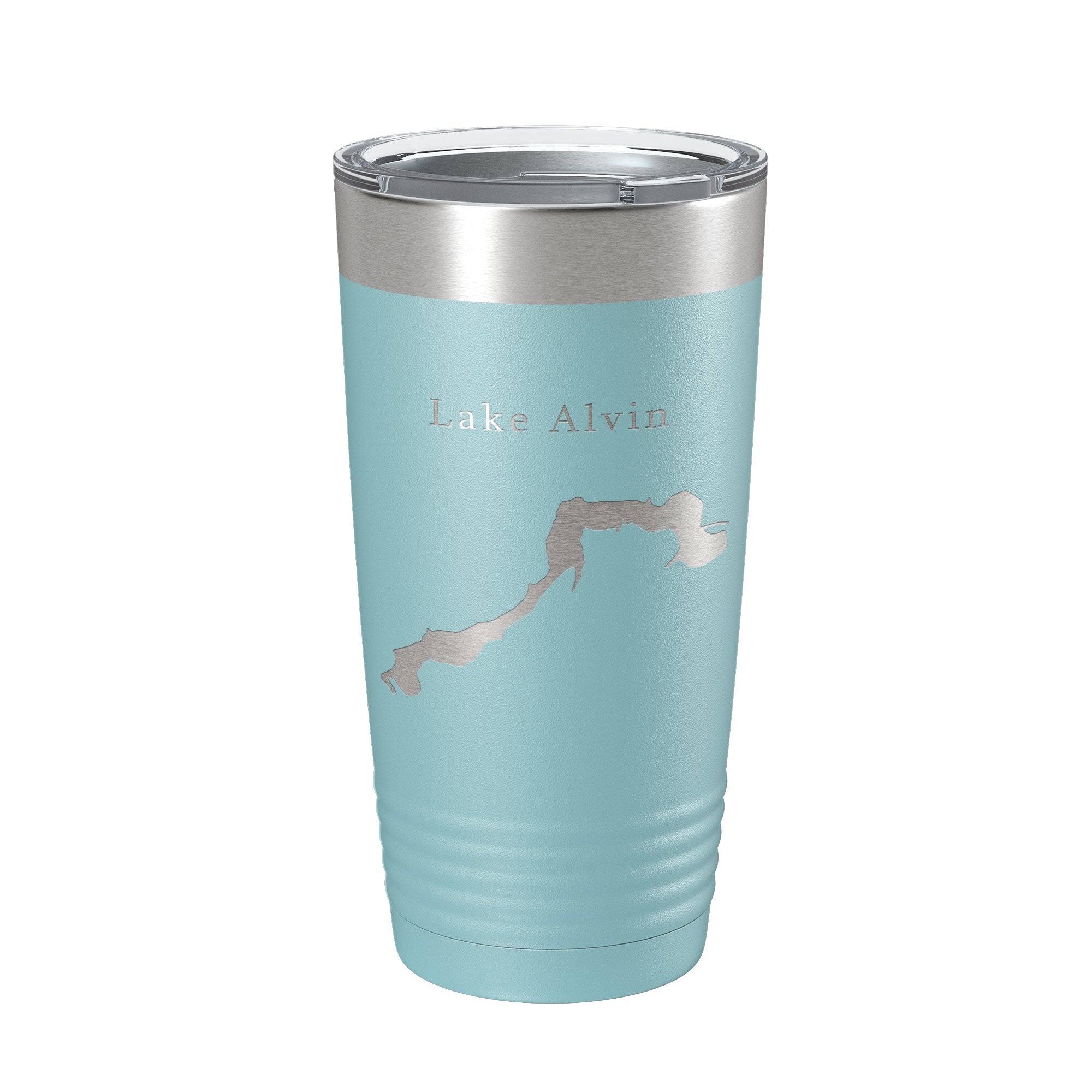 Lake Alvin Map Tumbler Travel Mug Insulated Laser Engraved Coffee Cup South Dakota 20 oz-13