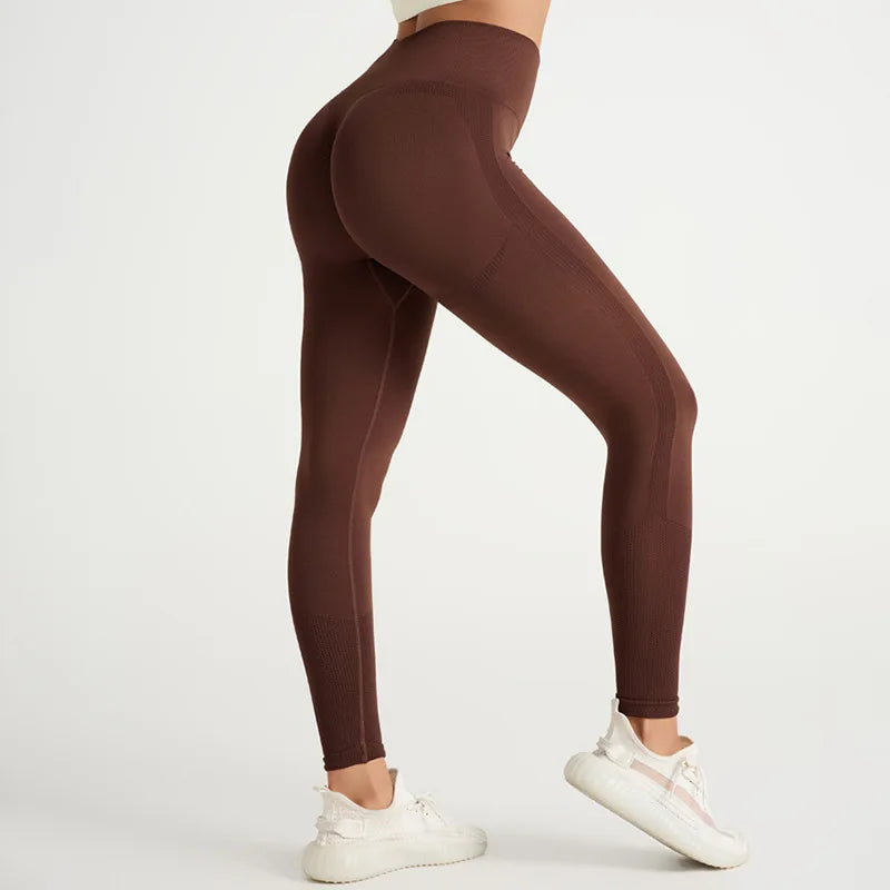 Latest Seamless Women Fitness Running High Waist Yoga Pants - GilloServ