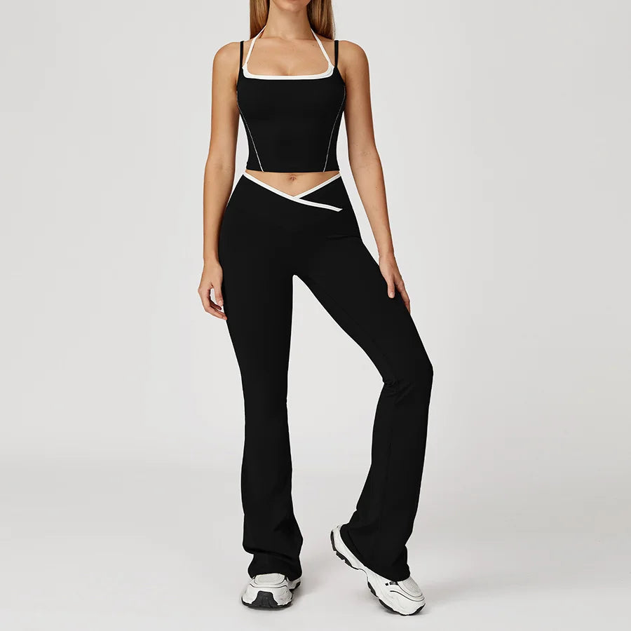 New Yoga Set 2 Pieces Workout Outfits Fitness Sportswear - GilloServ