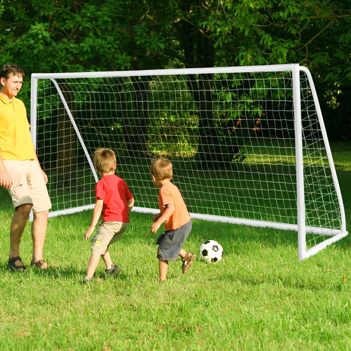 All-Weather Soccer Goal with Strong PVC Frame for Kids - GilloServ