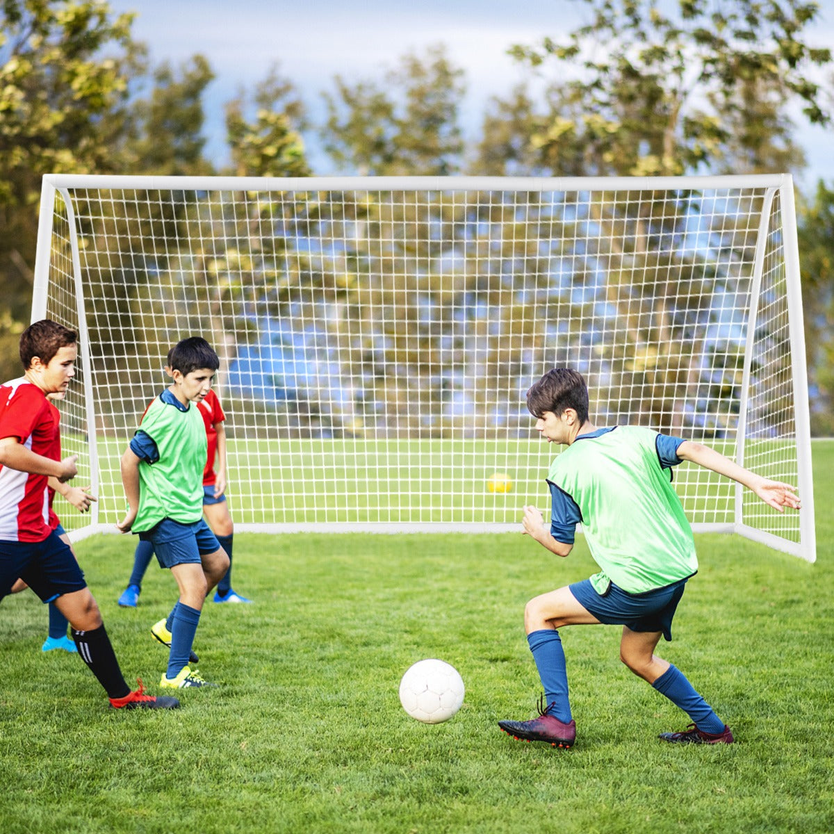 All-Weather Soccer Goal with Strong PVC Frame for Kids - GilloServ