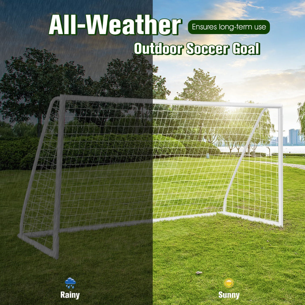 All-Weather Soccer Goal with Strong PVC Frame for Kids - GilloServ