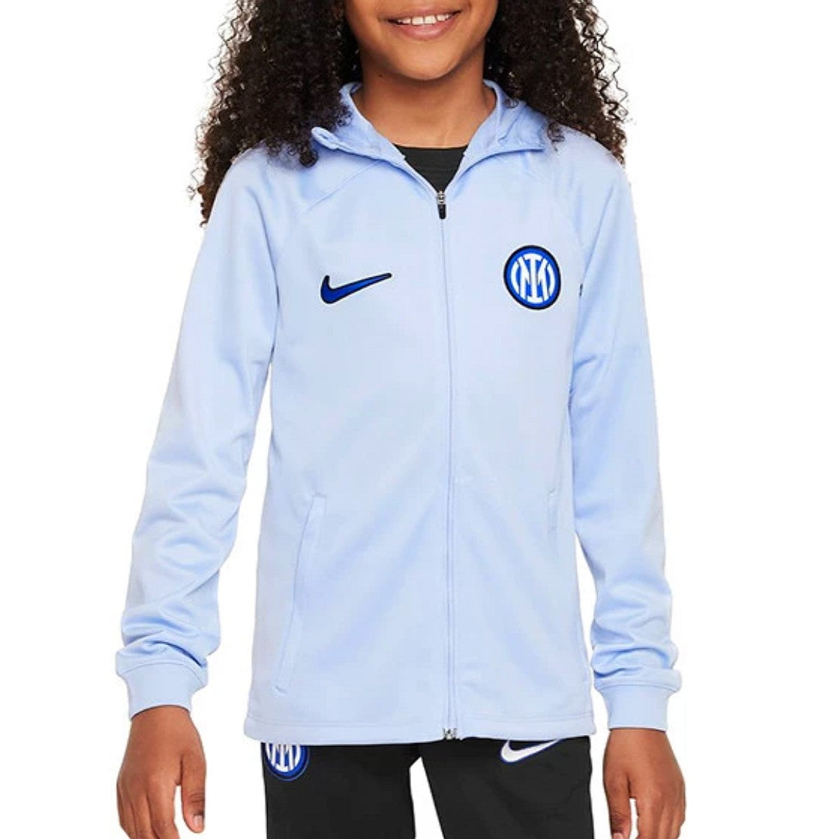 Kids - Inter Milan hooded presentation Soccer Tracksuit - GilloServ