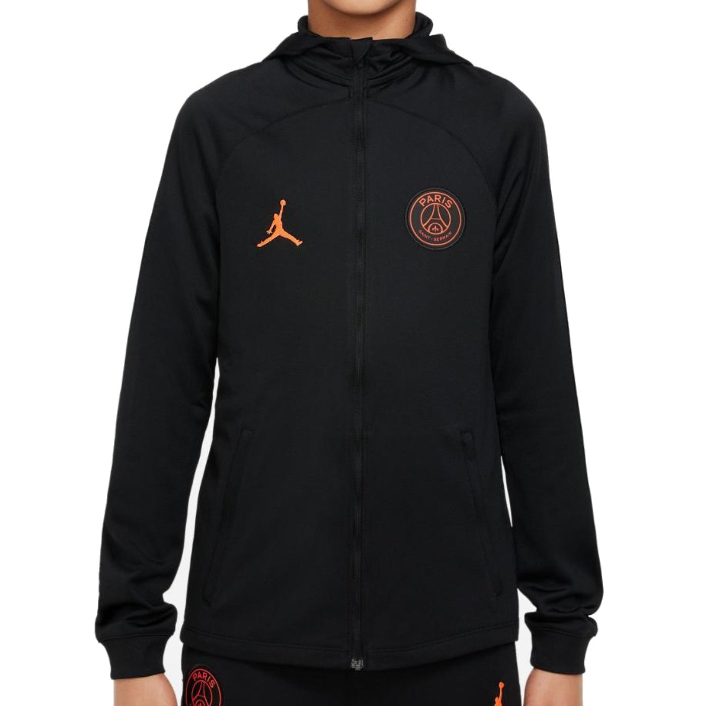 Kids - Jordan x PSG Soccer black training presentation tracksuit - GilloServ