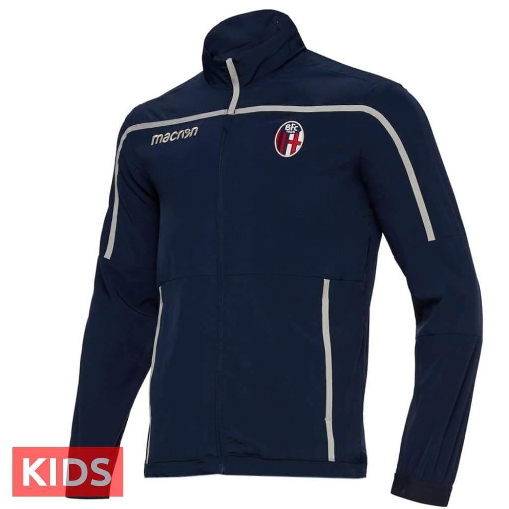 Kids - Bologna FC navy presentation soccer tracksuit - GilloServ