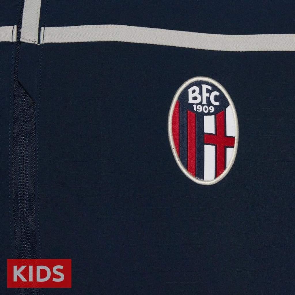 Kids - Bologna FC navy presentation soccer tracksuit - GilloServ