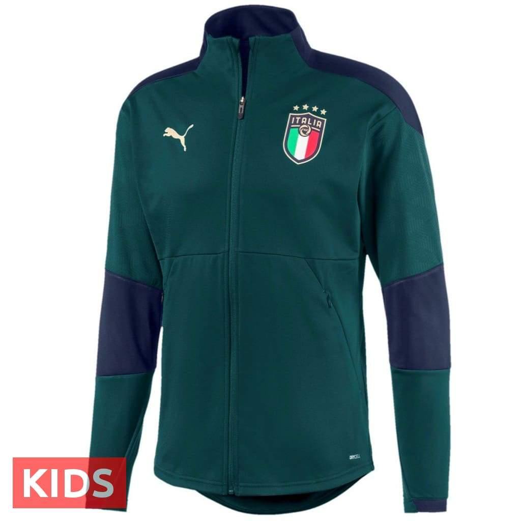 Kids - Italy national team green training Soccer Tracksuit - GilloServ