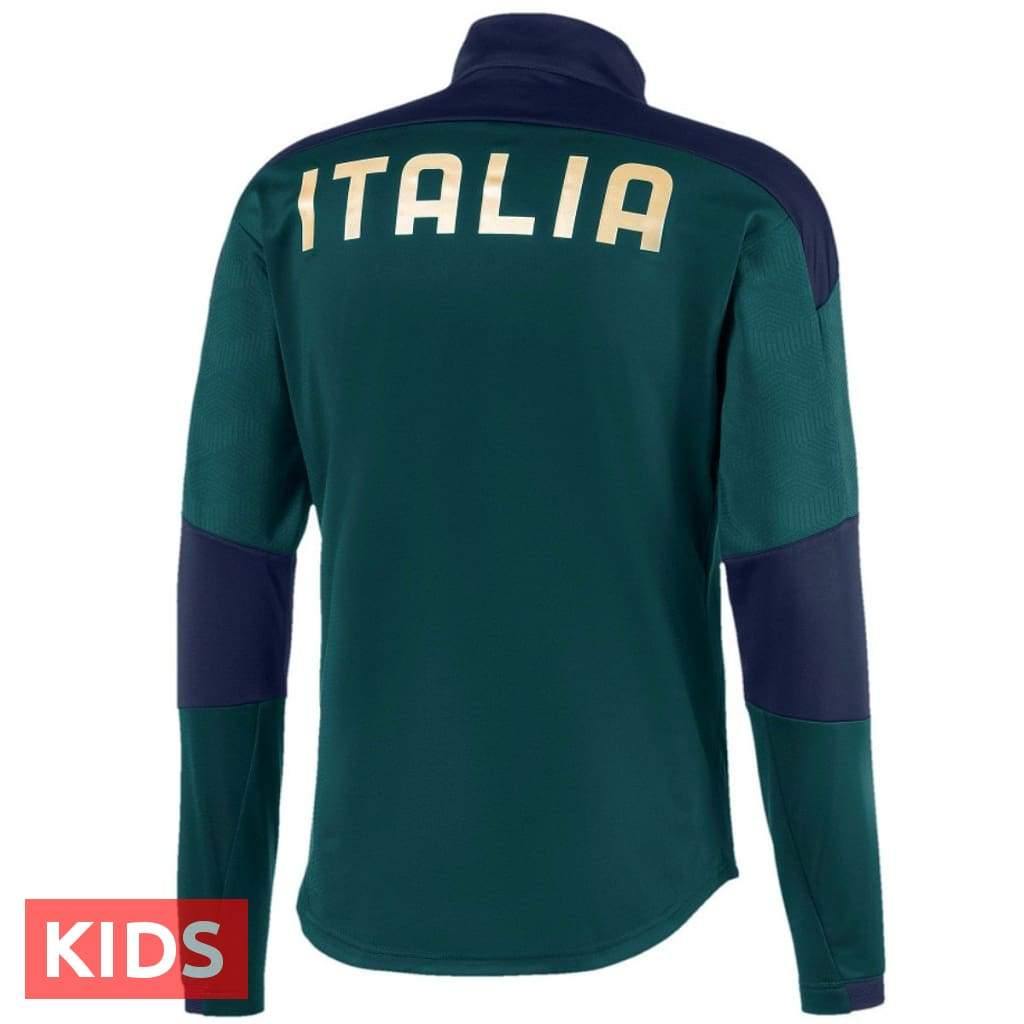 Kids - Italy national team green training Soccer Tracksuit - GilloServ