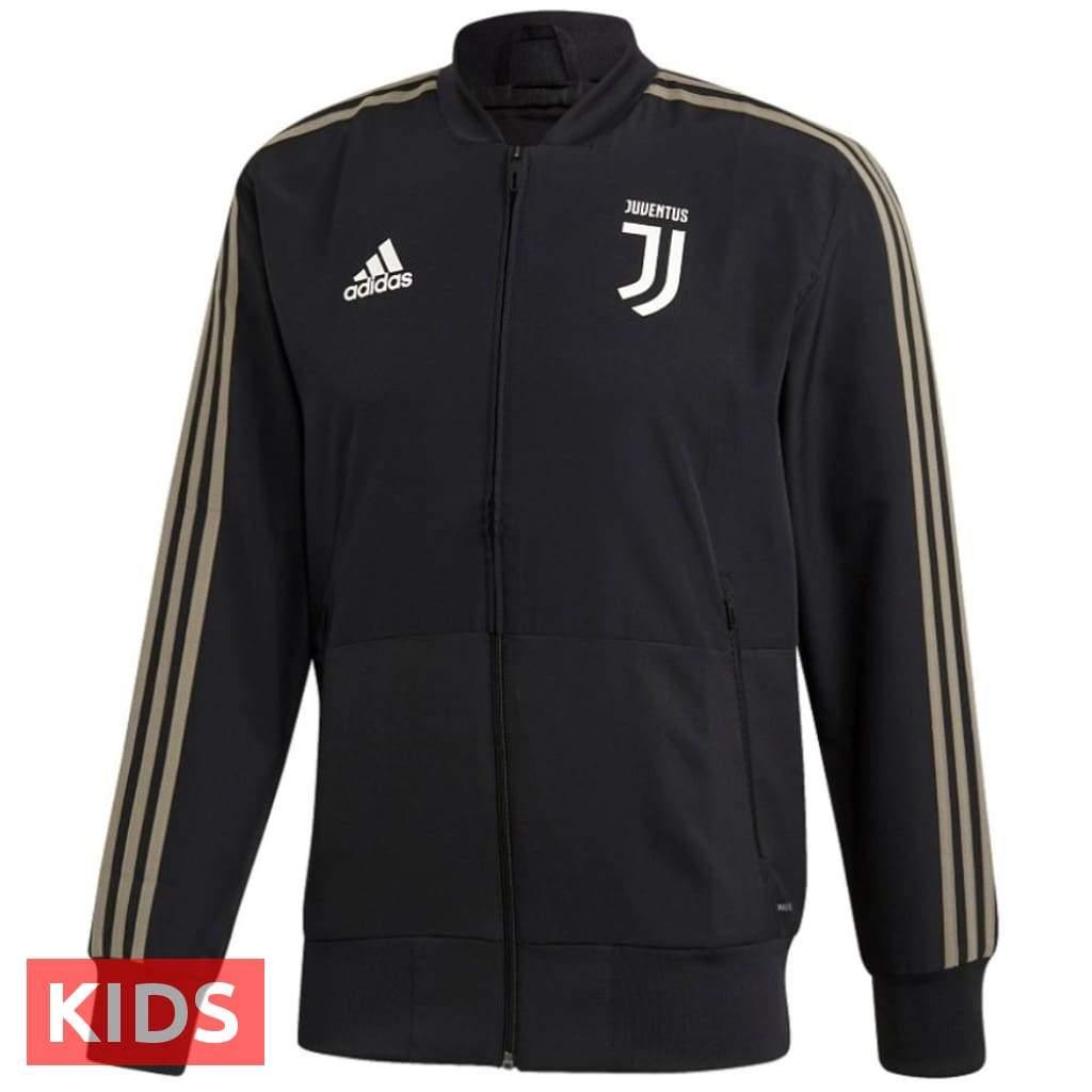 Kids - Juventus black Presentation Soccer Tracksuit - GilloServ