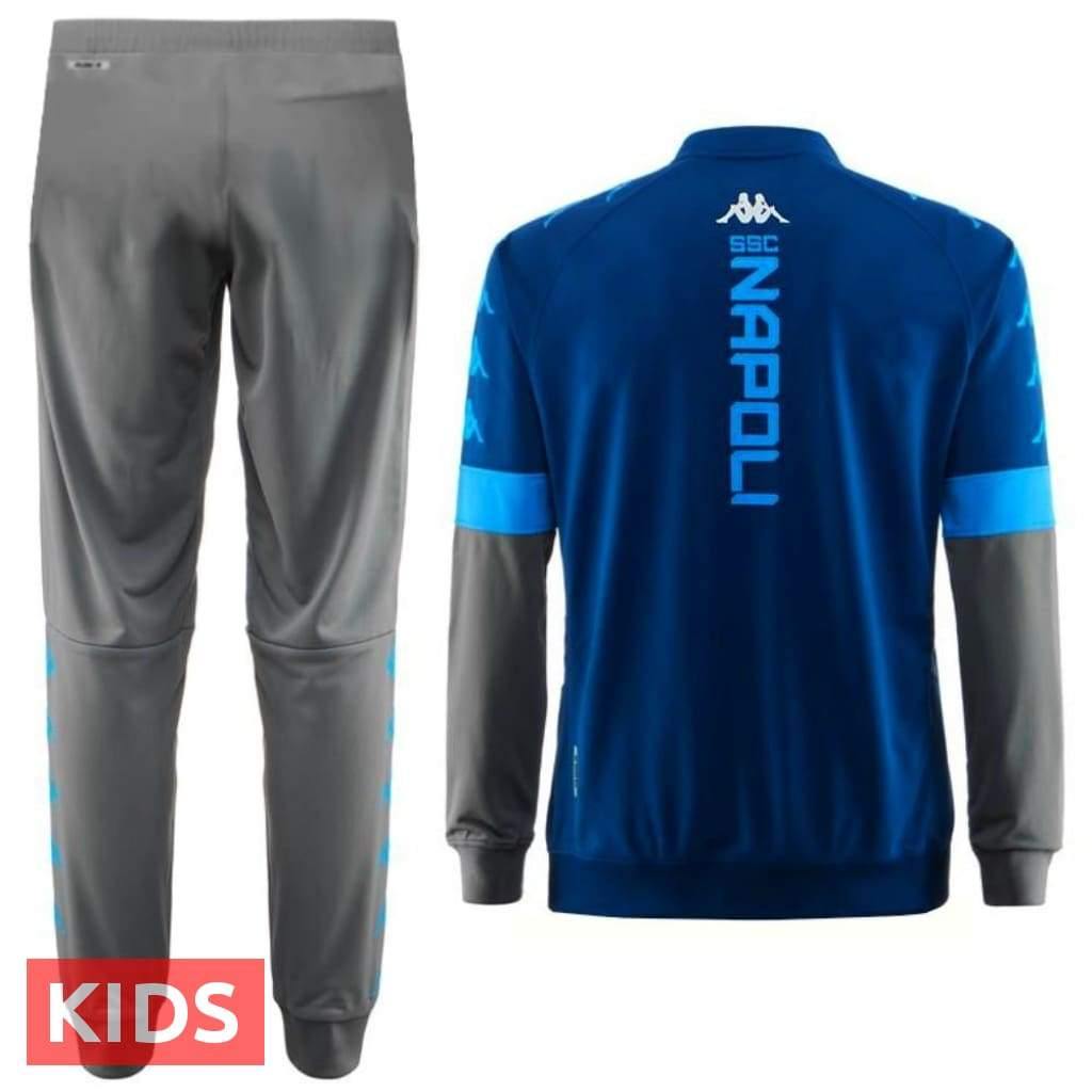 Kids - SSC Napoli UCL presentation soccer Tracksuit - GilloServ