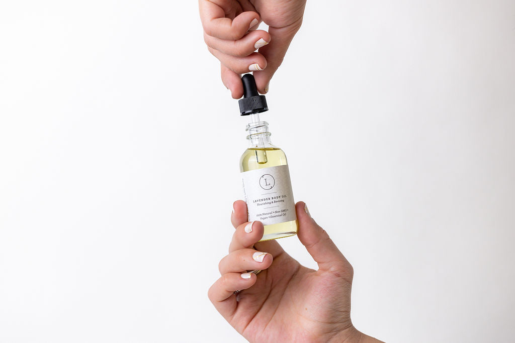 CBD Lavender Body Oil with CBD, Natural Moisturizing Body Oil (THC free) - GilloServ