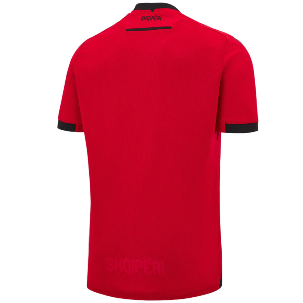 Albania national team Home soccer jersey 2024/25 - Macron-1