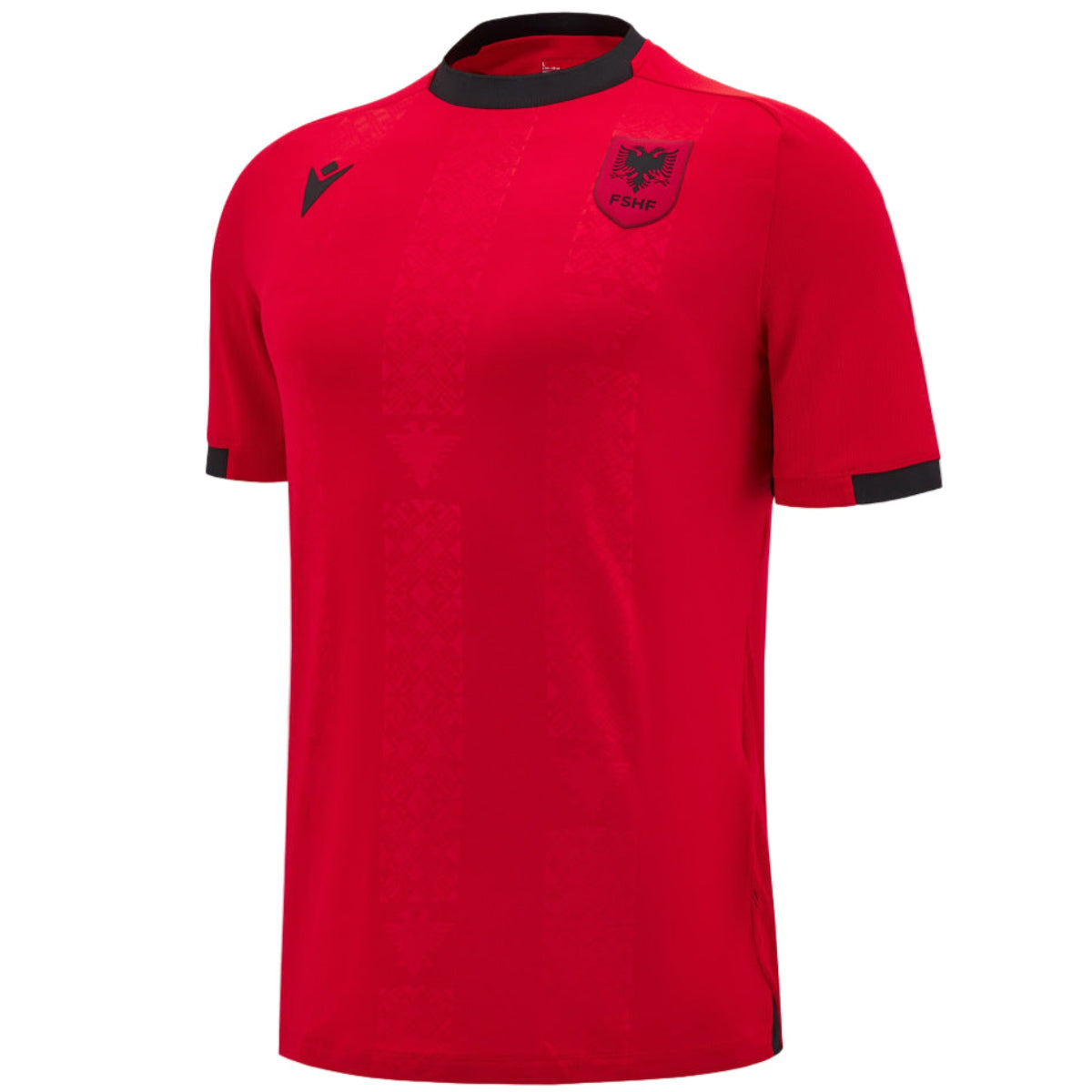 Albania national team Home soccer jersey 2024/25 - Macron-0