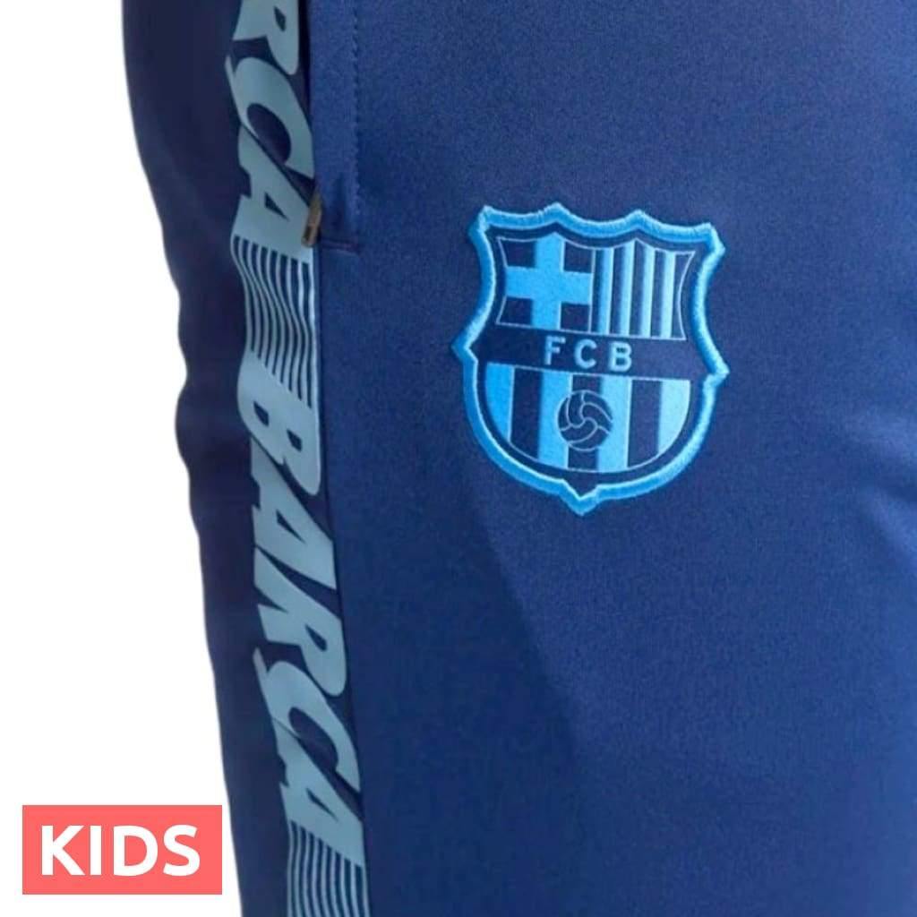 Kids - FC Barcelona soccer presentation Tracksuit light Blue - GilloServ