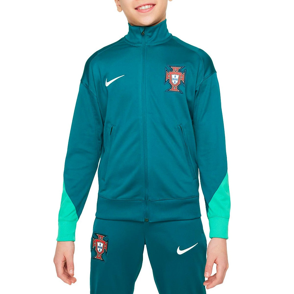 Kids - Portugal training presentation soccer tracksuit - GilloServ