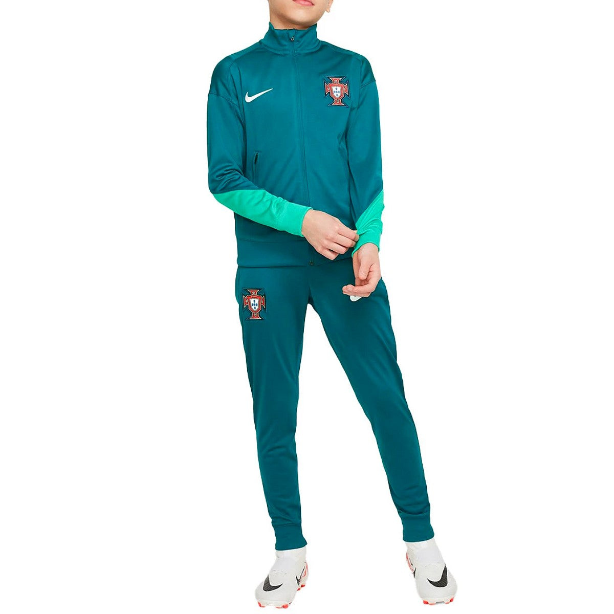 Kids - Portugal training presentation soccer tracksuit - GilloServ