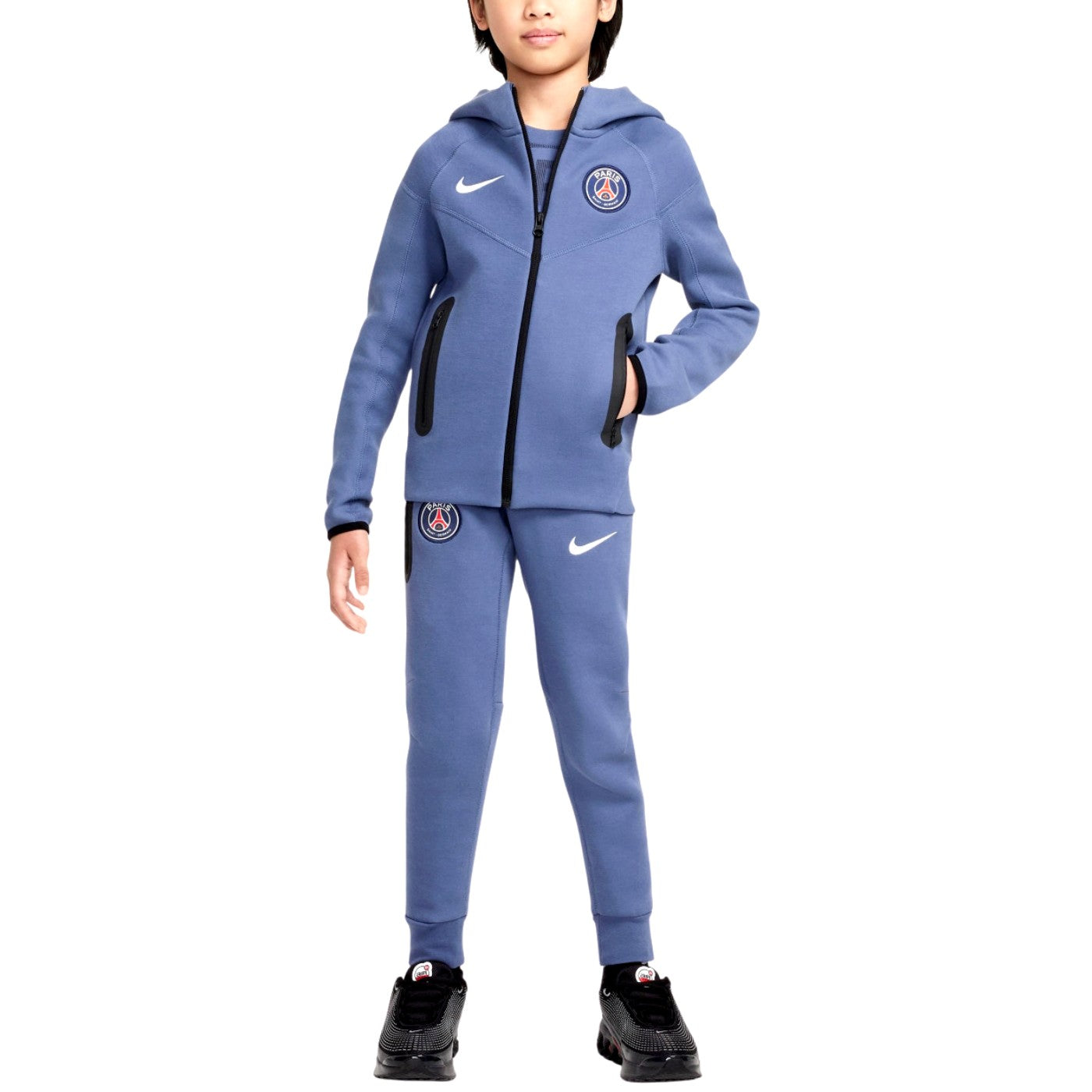 Kids - PSG Tech Fleece presentation soccer tracksuit - GilloServ