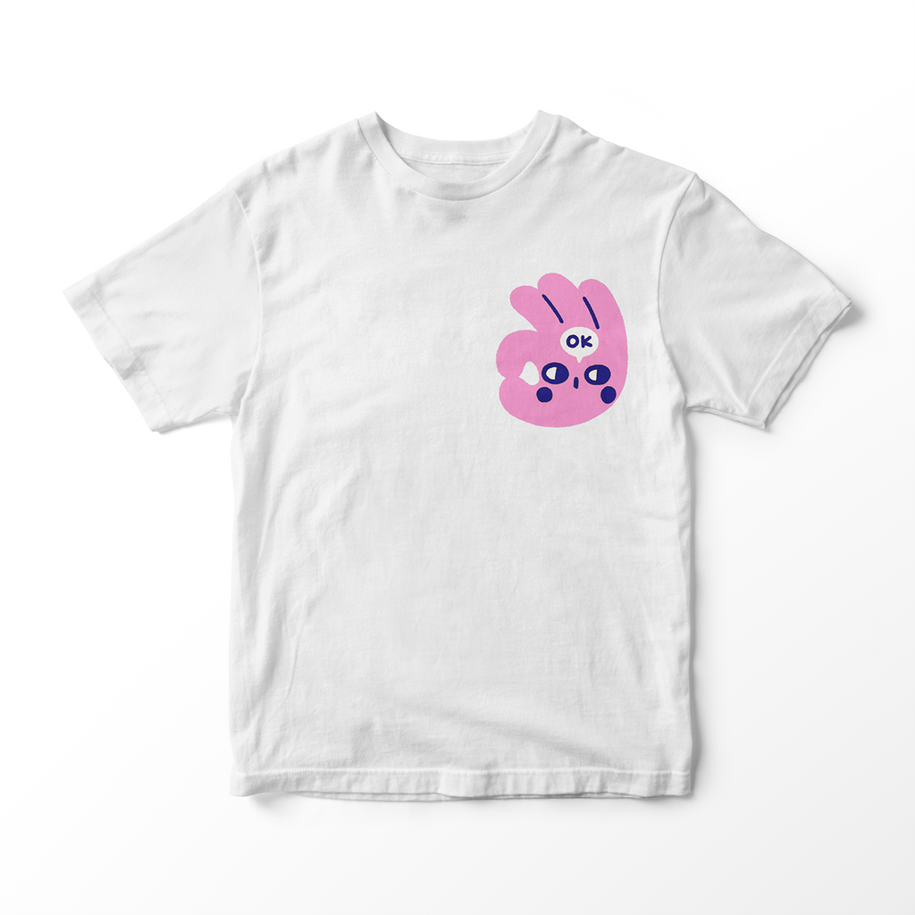 DAIJOUBU: Chenille short sleeve t-shirt-3