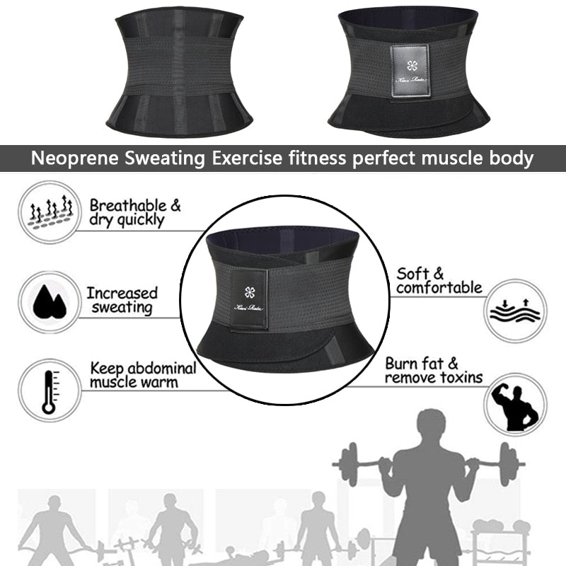Sweat Waist Trainer Body Shaper Xtreme Power - GilloServ