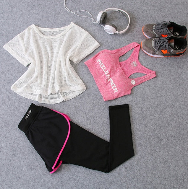 Newest Yoga Set Women Sports Bra Sexy  Gym  Clothes - GilloServ