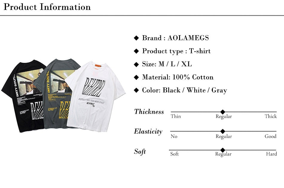 Movie  Men's T- Shirts O-neck Fashion Hip Hop High Street - GilloServ