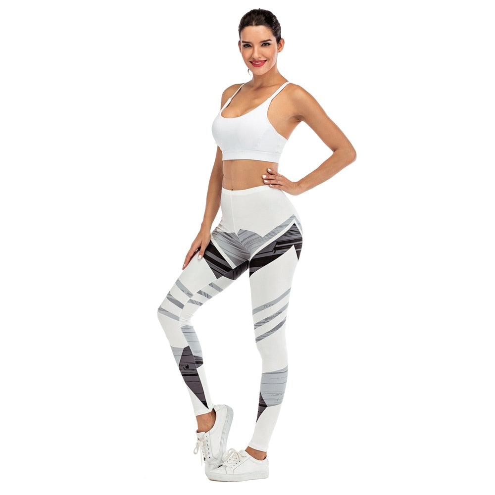 Women Fitness Legging Streak Printing - GilloServ