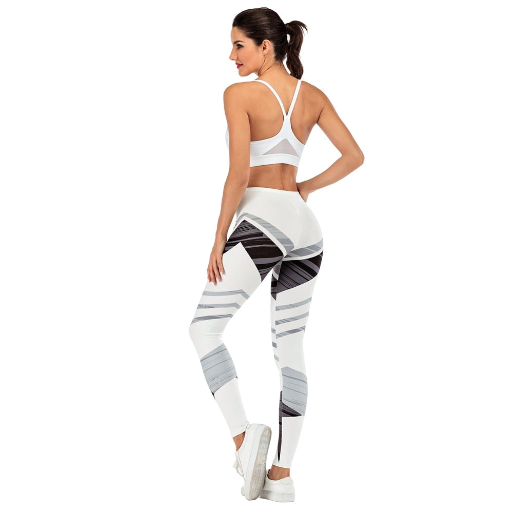 Women Fitness Legging Streak Printing - GilloServ
