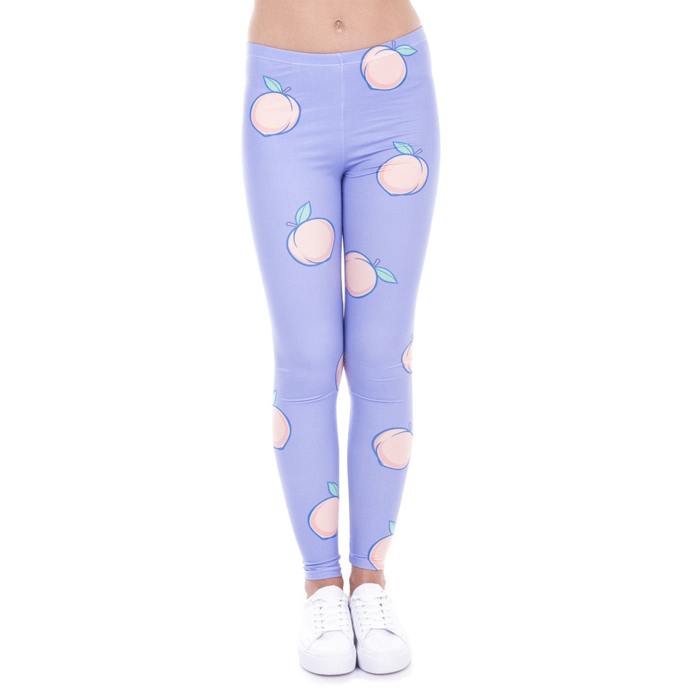 Women Leggings Peach Leggins - GilloServ