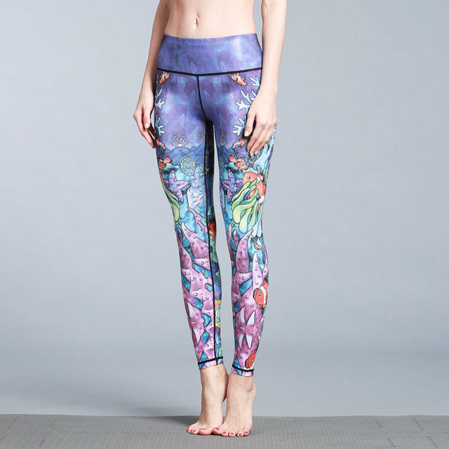 Women Leggings Gym Elastic Fitness Long Tights - GilloServ