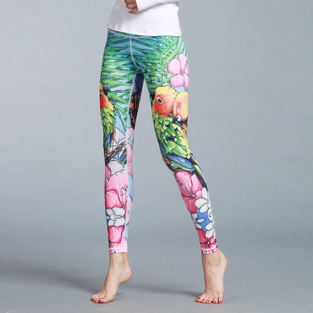Women Leggings Gym Elastic Fitness Long Tights - GilloServ