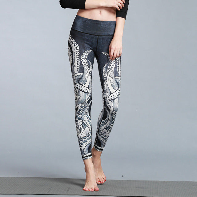 Women Leggings Gym Elastic Fitness Long Tights - GilloServ