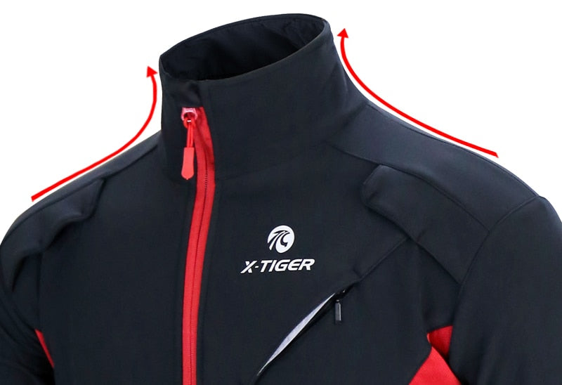 Winter Fleece Thermal Coat  Autumn Warm Up Bicycle Clothing - GilloServ