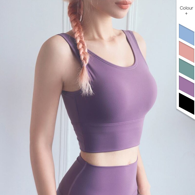 Shape Push Up Yoga Bra Padded Shockproof Fitness - GilloServ